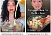 Videos of foreigners trying the ggultteok (sweet rice cake) cereal recipe on TikTok [SCREEN CAPTURE]