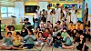 Students pose for a commemorative photo at Jangpyeong Elementary School in Jangheung County, South Jeolla. [JANGHEUNG LOCAL GOVERNMENT]