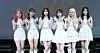 Girl group Weeekly poses for the cameras at Shinhan Sol Pay Square in Mapo District, western Seoul on July 9. [IST ENTERTAINMENT]