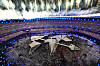 Fireworks are seen during the Paris Olympics closing ceremony at the Stade de France in Saint-Denis, France on Sunday. [AP/YONHAP]