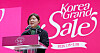 Second Vice Minister of Culture Jang Mi-ran speaks during the opening ceremony of the Korea Grand Sale in Jung District, central Seoul, on Wednesday. [CULTURE MINISTRY]