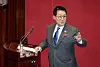 Liberal Democratic Party Rep. Park Jie-won speaks at the National Assembly in Yeouido, western Seoul, on Feb. 13. [JOONGANG ILBO]