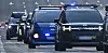 Security detail vehicles surrounding the car ridden by former President Yoon Suk Yeol are seen heading to Seoul Central District Court in Seocho District, southern Seoul on Feb. 20. [NEWS1]