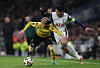 Son Heung-Min of Tottenham Hotspur (right) in action against Simon Hedlund of Elfsborg during a UEFA Europa League match between Tottenham Hotspur and IF Elfsborg in London on Jan 30. [EPA/YONHAP]