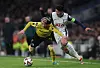 Son Heung-Min of Tottenham Hotspur (right) in action against Simon Hedlund of Elfsborg during a UEFA Europa League match between Tottenham Hotspur and IF Elfsborg in London on Jan 30. [EPA/YONHAP]