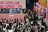 People visit booths of small- and medium-sized Korean companies during Seoul Beauty Week 2024 at Dongdaemun Design Plaza (DDP) in Jung District, central Seoul, on Tuesday. [YONHAP]