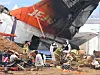Forensic experts from the National Forensic Service, police forensic teams and firefighters conduct an on-site inspection of the Jeju Air aircraft that crashed at Muan International Airport on Jan. 4, the seventh day after the crash. [YONHAP]