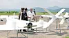 North Korean leader Kim Jong-un supervises performance tests of various unmanned aerial vehicles organized by the Unmanned Aerial Vehicle Research Institute of the State Academy of Defense Sciences on Oct. 26. [NEWS1]