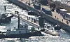 The nuclear-powered submarine, USS Alexandria, berths at Busan naval base on Feb. 10. [YONHAP]