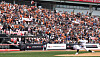Fans watch a KBO game between the Hanwha Eagles and KT Wiz at Suwon KT Wiz Park in Suwon, Gyeonggi, on March 22. [YONHAP]