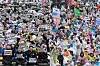 Rallies supporting, left, and opposing the Constitutional Court's decision to remove Yoon Suk Yeol as the president of Korea are held in central Seoul on April 5. [YONHAP]