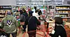 Shoppers purchase goods at a supermarket in Seoul on Nov. 3. [NEWS1]