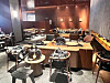 A Starbucks store near the U.S. Embassy in Seoul’s Gwanghwamun is filled with flight attendants’ bags. [YONHAP]