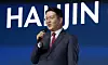 Walter Cho, chairman of Hanjin Group, speaks at the group’s 80th anniversary event at the Grand Hyatt Seoul in central Seoul, on Oct. 23, 2025. [KIM KYOUNG-ROK]