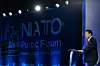 Korean President Yoon Suk Yeol speaks at a NATO summit in Washington on July 12. [PRESIDENTIAL OFFICE]