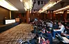 The venue of the press conference held by Kim Soo-hyun and his attorney on March 31 in western Seoul is filled with reporters. [YONHAP]