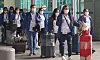 Filipino domestic caregivers arrive at Incheon International Airport on Aug. 6. [JOINT PRESS CORPS]