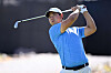 Tom Kim plays his shot from the eighth tee during the first round of the Shriners Children's Open 2024 at TPC Summerlin on Oct. 17 in Las Vegas, Nevada. [AFP/YONHAP]