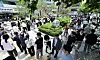 Voters wait in line to cast their ballots for the 21st presidential election during early voting period on May 30 in southern Seoul. [NEWS1]