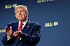 U.S. President Donald Trump applauds at the ″Winning the AI Race″ Summit in Washington on July 23. [REUTERS/YONHAP]