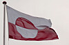 A Greenlandic flag flutters in Copenhagen, Denmark, Jan. 8. [REUTERS/YONHAP