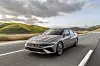 The 2025 hybrid version of the Elantra, or Avante as it is sold in Korea, is a fuel miser and gets up to an EPA-estimated 54 miles per gallon in combined city/highway driving. [HYUNDAI MOTOR]