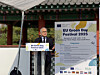 European Union (EU)'s Ambassador to Korea Ugo Astuto speaks during the opening ceremony for the EU Green Day Festival 2025 held at the Namsangol Hanok Village in central Seoul on Nov. 9. [LEE SOO-JUNG]