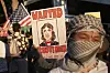 Residents gather during a community vigil on Monday, June 30, 2025, to stand in solidarity with an immigrant family after ICE agents detained Rosalina Luna Vargas on June 28, in front of her children, in Pasadena, California. [AP/YONHAP]