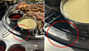 Maggots are seen at a barbecue restaurant in the Philippines in this screen capture of a TikTok video uploaded by user riiicaaaa on May 27. [SCREEN CAPTURE]