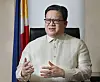 Christian De Jesus, charge d’affaires of the Embassy of the Philippines, speaks to the Korea JoongAng Daily at the embassy in Seoul on Nov. 18. [PARK SANG-MOON]