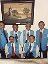 1st Lt. Eleuterio S. Opolento, second from left in second row, with other veterans of the Korean War. [ELEUTERIO S. OPOLENTO]