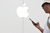 A passerby walks by an Apple store in Seoul on Sept. 19, 2024. [YONHAP]