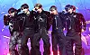 Rookie boy band NouerA performs ″N.I.N (New is Now),' the lead track of its debut EP ″Chapter: New is Now″ at the multipurpose performance venue Blue Square in central Seoul on Feb. 26. [NEWS1]