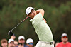Tom Kim plays his shot from the fourth tee during the second round of the Rocket Mortgage Classic at Detroit Golf Club on June 28 in Detroit, Michigan. [AFP/YONHAP]