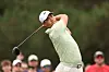 Tom Kim plays his shot from the fourth tee during the second round of the Rocket Mortgage Classic at Detroit Golf Club on June 28 in Detroit, Michigan. [AFP/YONHAP]