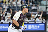Ahn Hyun-min heads home after hitting a solo home run in the top of the eighth inning during the 2025 KBO All-Star Game at Daejeon Hanwha Life Ballpark in Daejeon on July 12. [NEWS1]