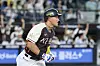 Ahn Hyun-min heads home after hitting a solo home run in the top of the eighth inning during the 2025 KBO All-Star Game at Daejeon Hanwha Life Ballpark in Daejeon on July 12. [NEWS1]