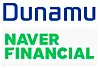 Logos for Dunamu and Naver Financial [EACH COMPANY]