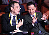 Japanese Ambassador to Korea Koichi Mizushima, left, and Chinese Ambassador to Korea Dai Bing talk ahead of Session 1 of the Seoul Diplomacy Forum held at the Korea National Diplomatic Academy in Seocho District, southern Seoul, on Nov. 18. [NEWS1]