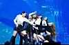 Rookie girl group izna performs its debut track ″IZNA″ on Nov. 25 at the Yes24 Live Hall music venue in eastern Seoul. [DANIELA GONZALEZ PEREZ]