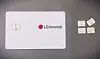 A mock credit card installed with LG Innotek's next-generation smart IC substrate [LG INNOTEK]