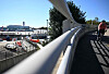 A cyclist uses a bike path near Ronald Reagan Washington National Airport in Arlington, Virginia on Oct. 9. [AFP/YONHAP]