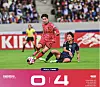 Korea lose 4-0 to Japan in a friendly on Saturday. [SCREEN CAPTURE]