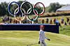 Amy Yang competes in the women's golf event at the Paris Olympics at Le Golf National, in Saint-Quentin-en-Yvelines, France on Saturday. [AFP/YONHAP]