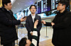 Industry Minister Kim Jung-kwan speaks to reporters at Incheon International Airport on Jan. 31. [NEWS1]