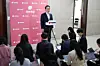 People Power Party Policy Committee Chair Kim Do-eup delivers remarks regarding the government and Democratic Party’s push to abolish the breach of trust provision at the National Assembly in Yeouido, Seoul on Sept. 30. [YONHAP]