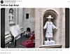 Reddit post that captures the statue of St. Andrew Kim Tae-gon in front of the St. Peter's Basilica in the Vatican [SCREEN CAPTURE]