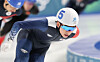 Chung Jae-won of Korea competes during the final of the men's mass start speed skating event at the Winter Olympics at Milano Speed Skating Stadium in Milan on Feb. 21. [KIM JONG-HO]