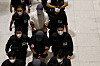 Koreans detained in Cambodia following a crackdown on criminal compounds are repatriated through Terminal 2 of Incheon International Airport on Oct. 18. [NEWS1]