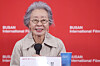 Actor Youn Yuh-jung talks during a press conference for the film ″The Wedding Banquet″ on Sept. 19, held during the Busan International Film Festival [YONHAP]